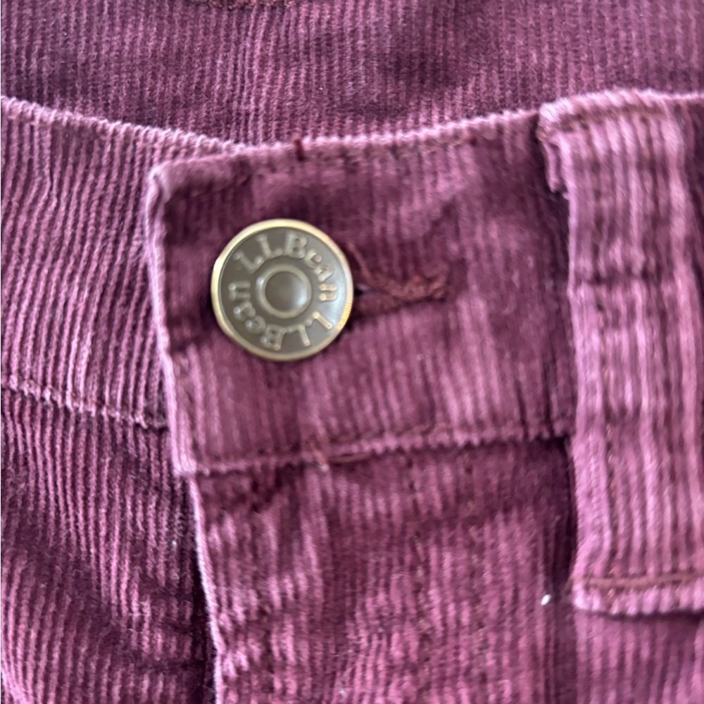 L.L. Bean BeanFlex Straight Leg Favorite Fit Mid-Rise Corduroy Pants - Picture 4 of 10
